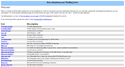 Desktop Screenshot of lists.chambana.net