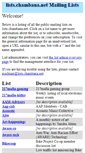 Mobile Screenshot of lists.chambana.net